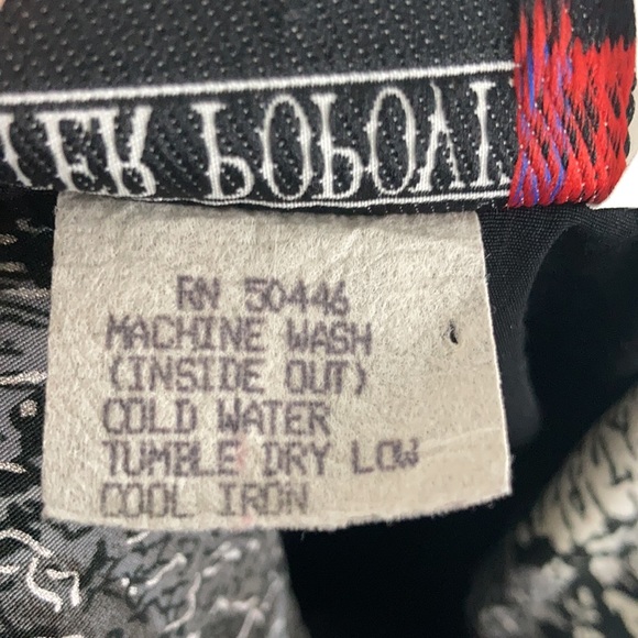 57. Vintage Peter Popovitch Top Sleeveless Blouse Collar Retro 1980’s 1990’s - Picture 9 of 9